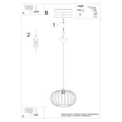 Lampe suspendue Ravi