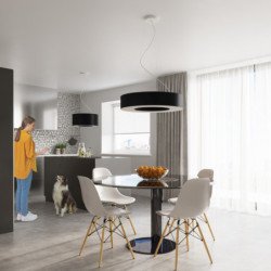 Lustre Muscida SLIM 90 noir