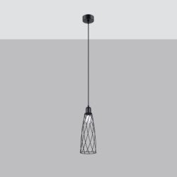 Lampe suspendue Chiara 1 noir