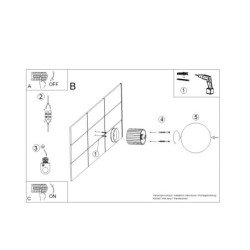 Applique Orbis blanc IP44