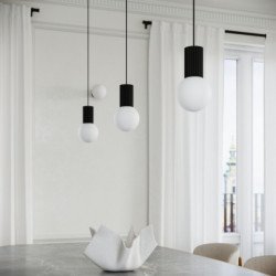 Lampe suspendue Orbis 1 noir