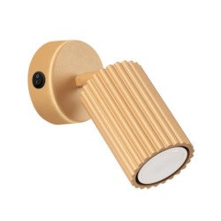 Applique Onyx or avec interrupteur