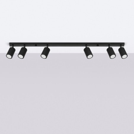 Plafonnier Onyx 6L noir