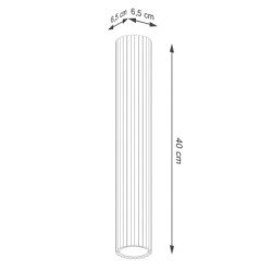 Plafonnier Onyx 40 vert olive