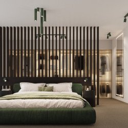 Plafonnier Onyx 40 vert olive