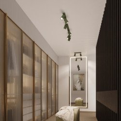 Plafonnier Onyx 40 vert olive