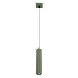 Lampe suspendue Onyx 1 vert olive