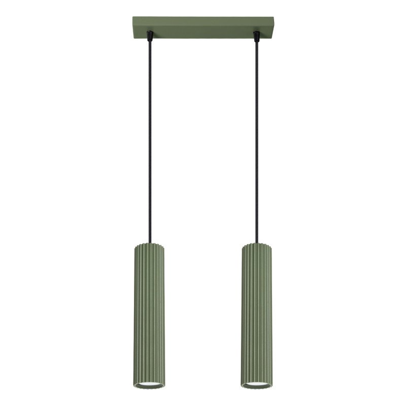 Lampe suspendue Onyx 2 vert olive
