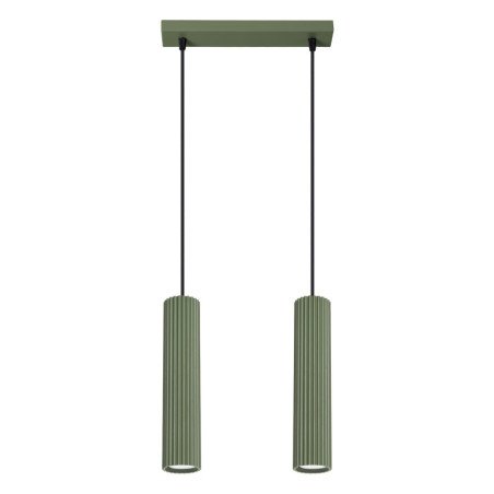 Lampe suspendue Onyx 2 vert olive