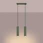 Lampe suspendue Onyx 2 vert olive