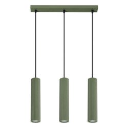 Lampe suspendue Onyx 3L vert olive
