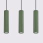 Lampe suspendue Onyx 3L vert olive