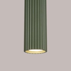Lampe suspendue Onyx 3L vert olive