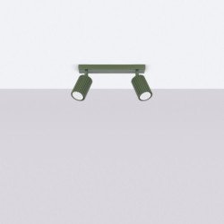 Plafonnier Onyx 2 vert olive