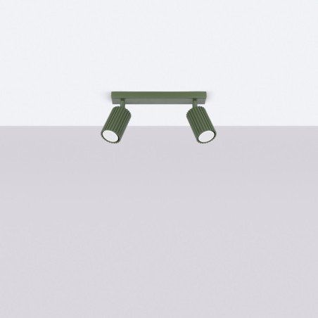 Plafonnier Onyx 2 vert olive