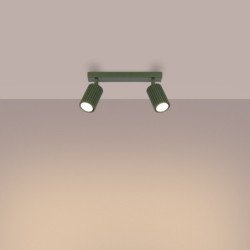 Plafonnier Onyx 2 vert olive