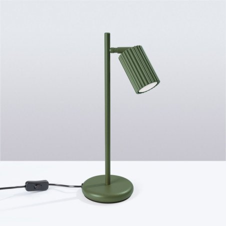 Lampe à poser Onyx vert olive