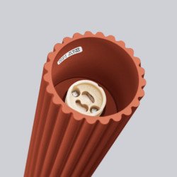 Plafonnier Onyx 10 rouge ocre