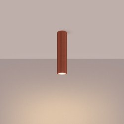 Plafonnier Onyx 30 rouge ocre