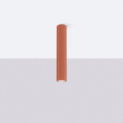 Plafonnier Onyx 40 rouge ocre