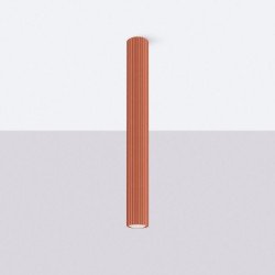 Plafonnier Onyx 60 rouge ocre