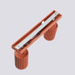 Plafonnier Onyx 2 rouge ocre