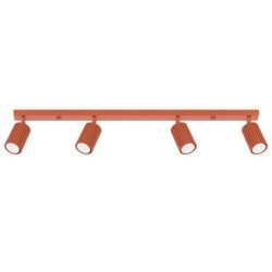 Plafonnier Onyx 4L rouge ocre