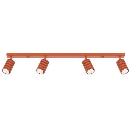 Plafonnier Onyx 4L rouge ocre