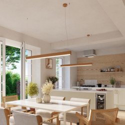 Lampe suspendue Oris or LED 3000K