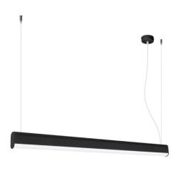 Lampe suspendue Oris noir LED 3000K