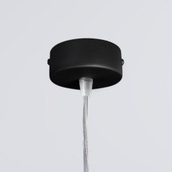 Lampe suspendue Oris noir LED 3000K