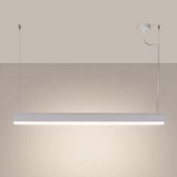 Lampe suspendue Oris blanc LED 4000K