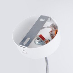 Lampe suspendue Oris blanc LED 4000K