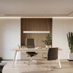 Lampe suspendue Oris blanc LED 4000K