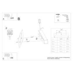 Applique Vesta 118 blanc