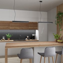 Plafonnier Vesta 200 gris