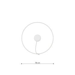 Lustre Nyra 78 noir 4000K