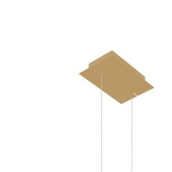 Lampe suspendue Nyra 78 doré 4000K