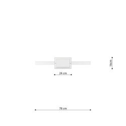 Lampe suspendue Nyra 78 doré 4000K