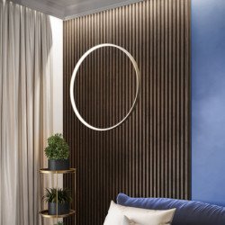 Lampe suspendue Nyra 78 doré 4000K