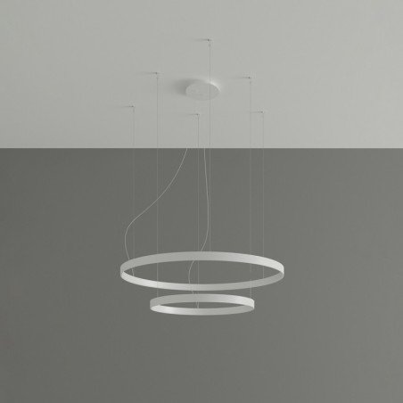 Lustre Nyra 2 55/78 blanc LED 3000K