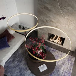 Lustre Nyra 110 doré LED 4000K