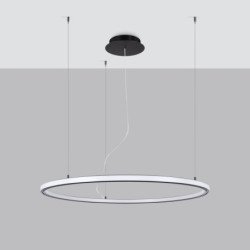 Lustre Selis 80 noir LED 3000K