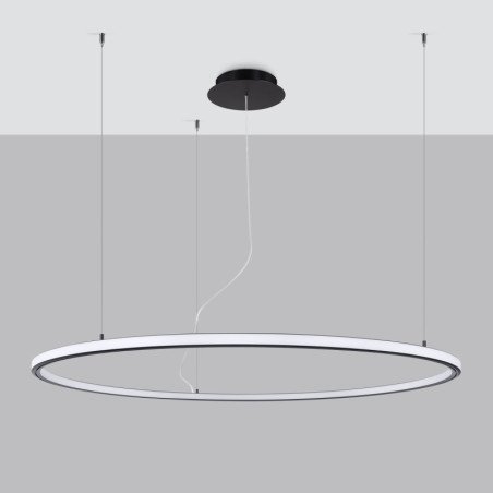 Lustre Selis 120 noir LED 3000K