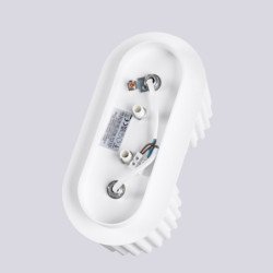 Plafonnier Aurélis 2 blanc GU10