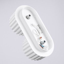 Plafonnier Aurélis 2 blanc Gx53