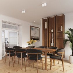 Plafonnier Aurélis 2 blanc Gx53