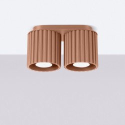 Plafonnier Aurélis 2 moka GU10