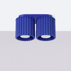 Plafonnier Aurélis 2 ultramarine GU10