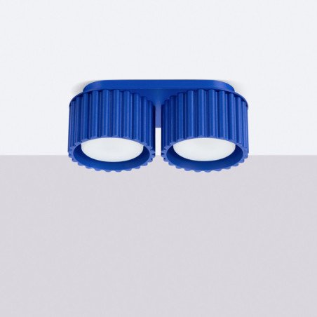 Plafonnier Aurélis 2 outremer Gx53